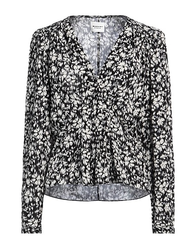 MARANT ÉTOILE Top Schwarz 100% Viskose, Seide