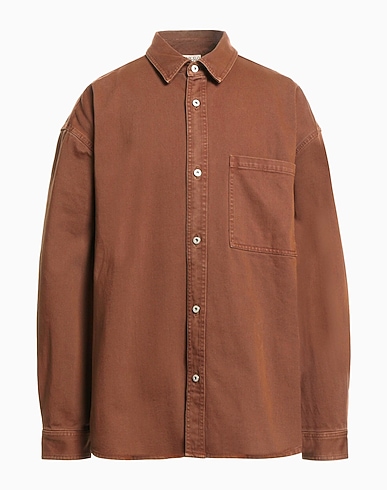 MARCELO BURLON Denim shirt 100% Cotton