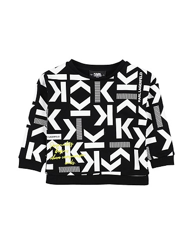KARL LAGERFELD Sweatshirt Black 87% Cotton, 13% Polyester, Elastane