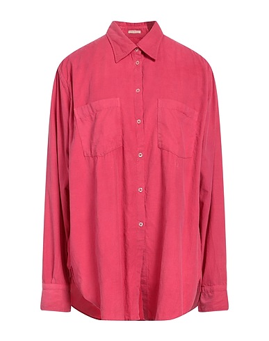 MASSIMO ALBA Solid colour shirts & blouses Fuchsia 100% Cotton