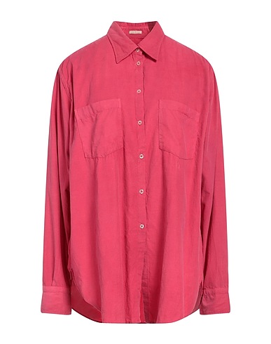 MASSIMO ALBA Однотонные рубашки и блузки 100% Хлопок