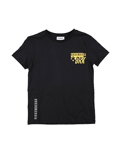 BIKKEMBERGS T-shirt Black 100% Cotton