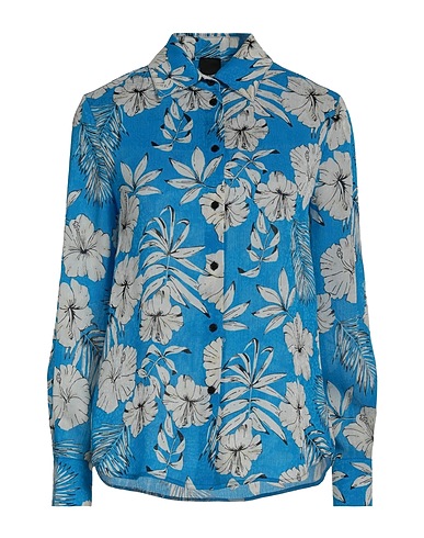 PINKO Floral shirts & blouses Azure 100% Polyester