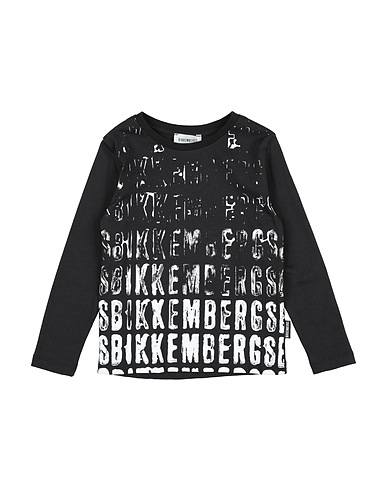 BIKKEMBERGS T-shirt Black 100% Cotton