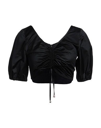 PINKO Top Black 66% Cotton, 34% Polyester
