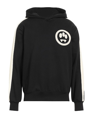 BARROW Hooded track jacket  Black 100% Cotton