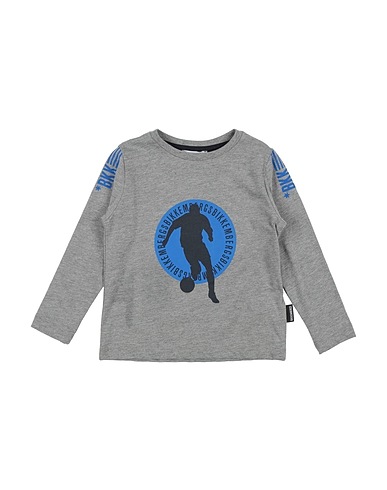 BIKKEMBERGS T-shirt Grey 100% Cotton