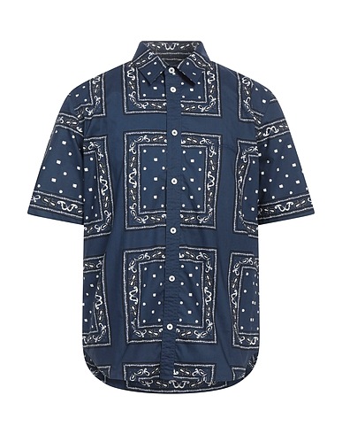JACQUEMUS Patterned shirt Navy 100% Cotton