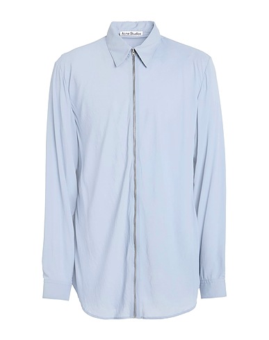 ACNE STUDIOS Solid colour shirt Light blue 100% Nylon