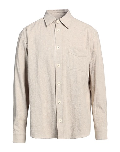 A.P.C. Solid colour shirt Beige 95% Cotton, 5% Other Fibres