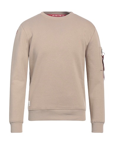 ALPHA INDUSTRIES Толстовка Бежевый 80% Хлопок, 20% Полиэстер