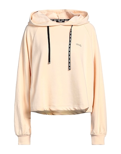 LIU •JO Hooded track jacket 62% Cotton, 38% Polyester, Elastane