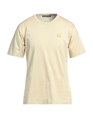 ACNE STUDIOS Basic T-Shirt Pastel yellow 100% Cotton