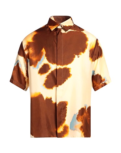 FENDI Camisas Café 100% Seda