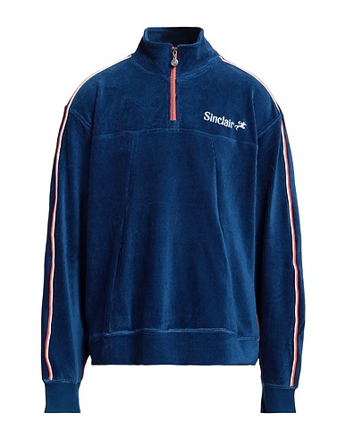 SINCLAIR Sweatshirt Azurblau 60% Baumwolle, 32% Polyester, 8% Elastan