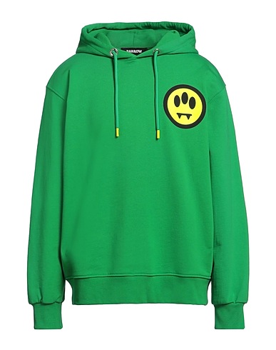 BARROW Hooded track jacket  Green 100% Cotton