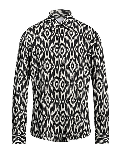 GAëLLE Paris Patterned shirt Black 100% Viscose