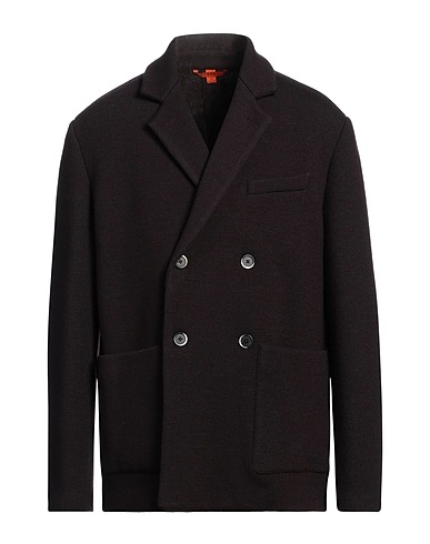 BARENA Blazer Dark brown 98% Virgin Wool, 2% Polyamide