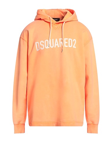 DSQUARED2 Felpa Arancione 100% Cotone