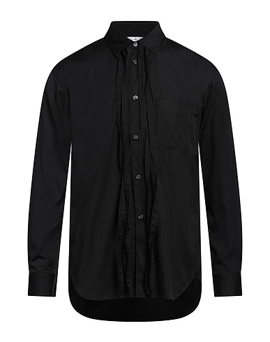 COMME des GARÇONS SHIRT 無地シャツ ブラック コットン 100%