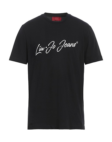 LIU •JO MAN T-shirt Black 100% Cotton