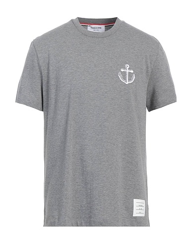 THOM BROWNE T-shirt Grey 100% Cotton