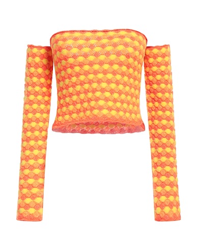 ERL Top Orange 50% PES - Polyethersulfone, 16% Polyamide, 13% Synthetic fibers, 11% Mohair wool, 10% Wool