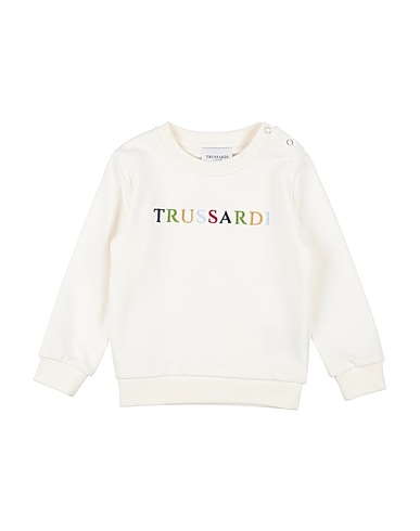 TRUSSARDI JUNIOR Sweatshirt Cream 100% Cotton