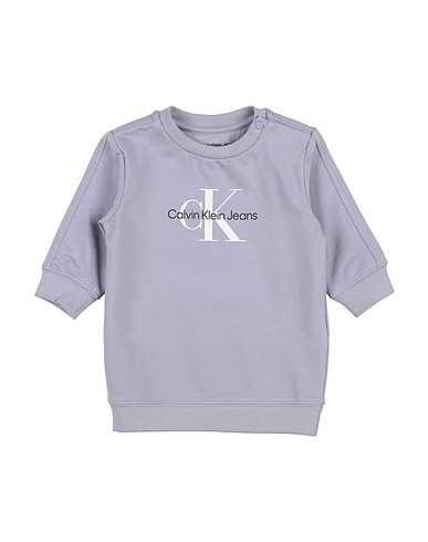 CALVIN KLEIN JEANS Sweatshirt Lilac 95% Cotton, 5% Elastane