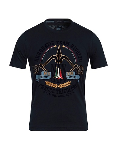 AERONAUTICA MILITARE T-shirt FRECCE TRICOLORI Midnight blue 100% Cotton