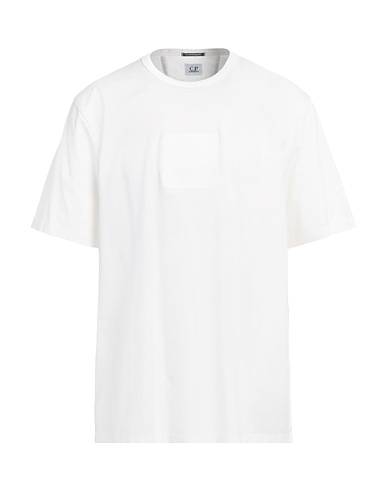 C.P. COMPANY T-shirt Bianco 100% Cotone