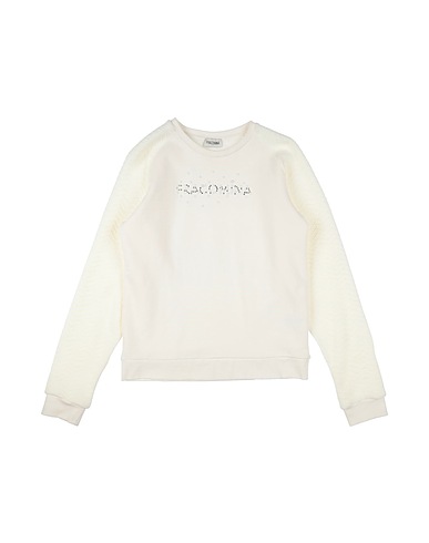FRACOMINA MINI Sweatshirt Ivory 95% Cotton, 5% Elastane