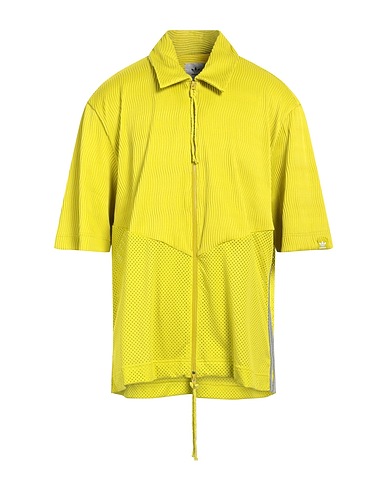 ADIDAS ORIGINALS Shirts X SONG FOR THE MUTE Lime green 87% Polyester, 13% Elastane