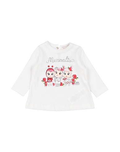 MONNALISA T-shirt White 100% Cotton