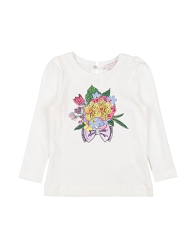 MONNALISA T-shirt White 100% Cotton