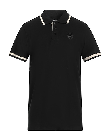 JOHN RICHMOND Polo Nero 100% Cotone