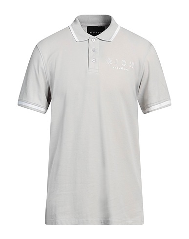 JOHN RICHMOND Polo Grigio chiaro 100% Cotone