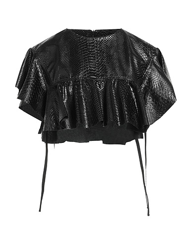 PHILOSOPHY di LORENZO SERAFINI Top Black 60% Polyurethane, 40% Polyester