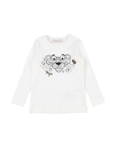 MONNALISA T-shirt Bianco 95% Cotone, 5% Elastan