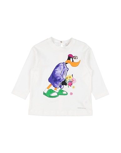 MONNALISA T-shirt White 100% Cotton