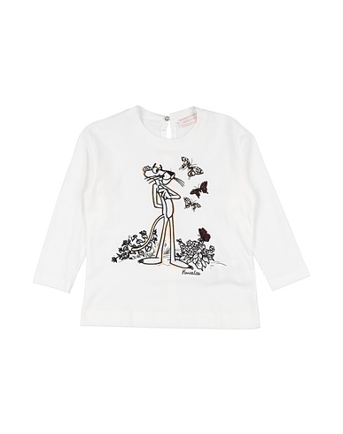 MONNALISA T-shirt White 100% Cotton