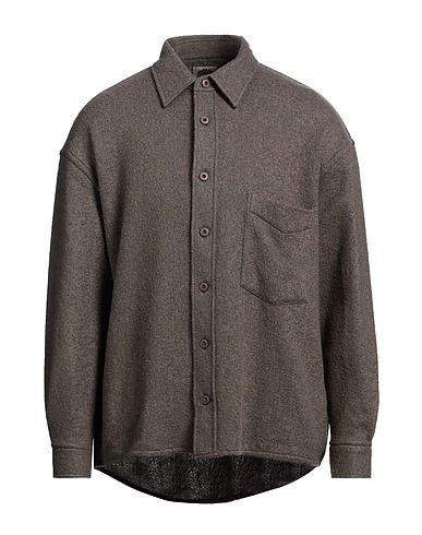 DESTIN Solid colour shirt 67% Wool, 23% Cashmere, 10% Polyamide