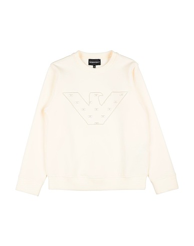 EMPORIO ARMANI スウェット オフホワイト コットン 76% / ポリエステル 18% / ポリウレタン 6%