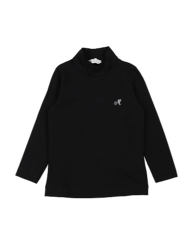 MONNALISA T-shirt Nero 93% Cotone, 7% Elastan