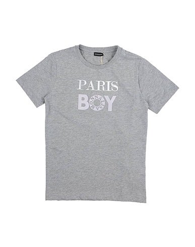 MONNALISA T-shirt Grey 100% Cotton