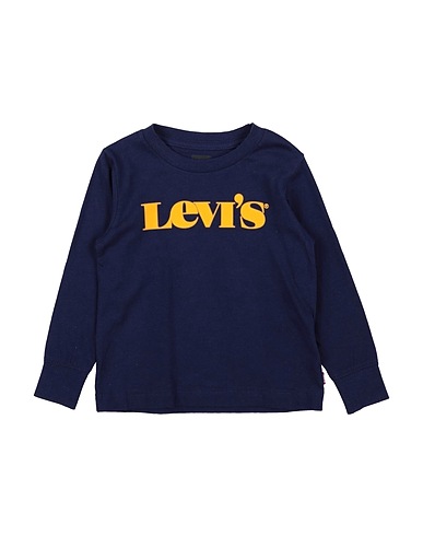 LEVI'S T-shirt Navy blue 100% Cotton