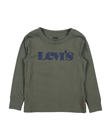 LEVI'S T-shirt Military green 100% Cotton