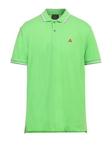 PEUTEREY Polo shirt Green 96% Cotton, 4% Elastane