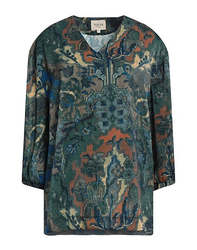 TOUPY Top Verde militare 100% Poliestere