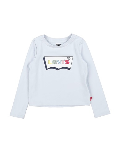 LEVI'S T-shirt Sky blue 95% Cotton, 5% Elastane